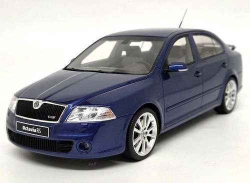 Modellino auto Otto 1/18 Skoda Octavia RS 2.0 TFSI corsa blu metallizzato scala resina '06 - Foto 4 di 8
