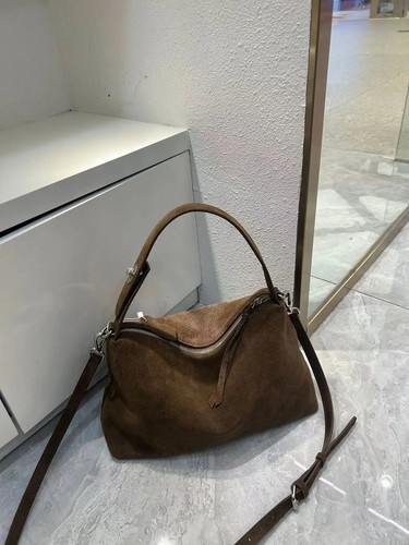 Herbst Winter Wildleder Rindsleder Damen Handtasche Schulter Umhängetasche Damen - Bild 27 von 29