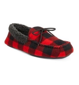 men's plaid slippers