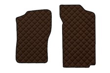 AUTO Kunstleder Vordere Matte Fußmatten für PEUGEOT 306 03.94-04.02 Cabrio BRAUN