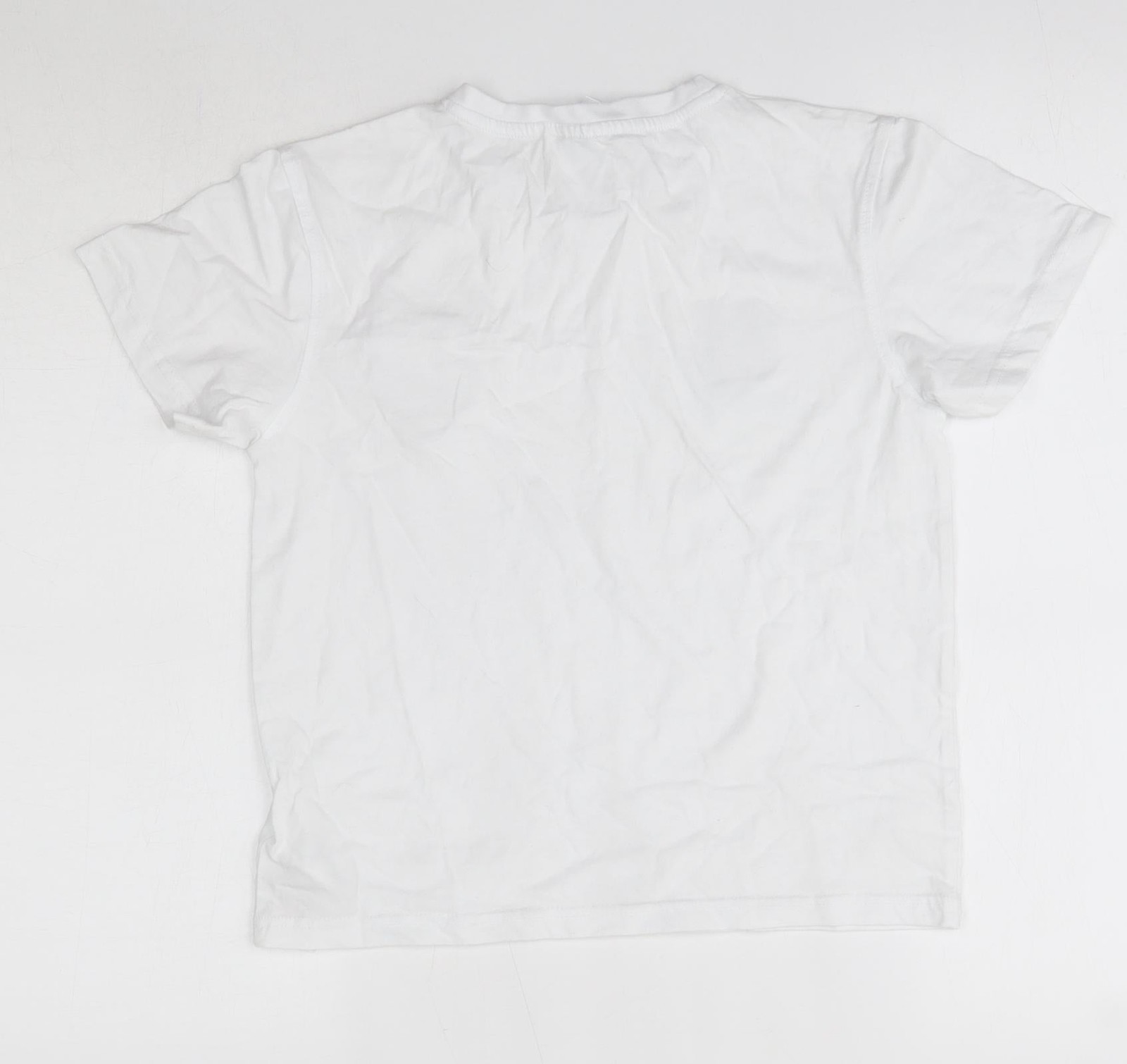 Boys UK Size 11-12 Years UEFA Euro 2020 White Basic T-Shirt image 2