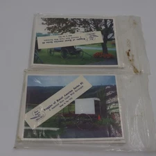 Vintage Amish Buggy Blank Note Cards with Envelopes Lot of 2 Packs of 6
