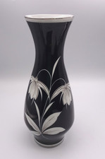 Porzellan Vase - Spechtsbrunn - blau - Höhe ca. 26 cm