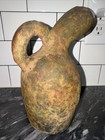 Antique  Mexican Handmade Long Neck Clay Terracotta  Water Vessel Primitive — photo 4