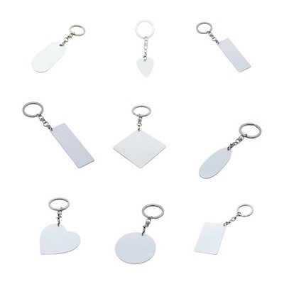 Blank Keychain Lot of 10 Premium Metal Construction Ideal for Engraving and