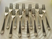 Hampton Silversmiths Odyssey Dinner Forks. Stainless Flatware. Sold Separately.
