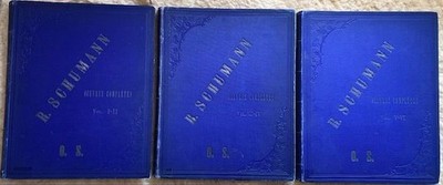 R. Schumann: Oeuvres Complètes pour le Piano en six (6) volumes. Vol. I-II, Vol.