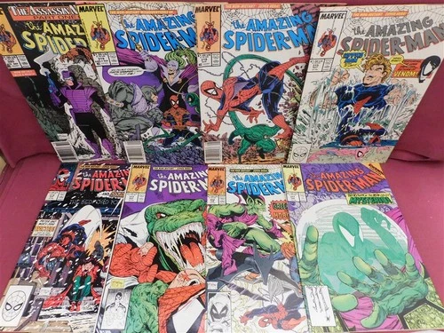 AMAZING SPIDER-MAN 311 312 313 314 315 318 319 320 MARVEL COMIC LOT 1989 FN/VF