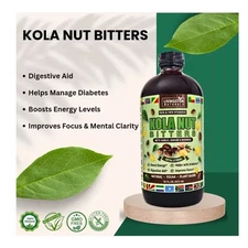 Kola Nut Bitters with Garlic Ginger & Moringa By Livingston Natural Herbal Labs