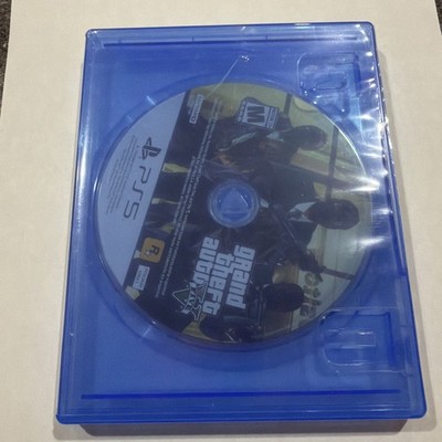 Grand Theft Auto V GTA 5- PS5  (case and disc only, no cover paper) 