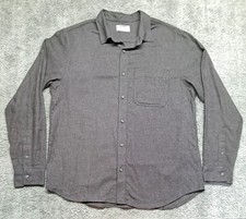 Old Navy Shirt Mens Large Double Brushed Button Up Down Flannel Long Sleeve Top