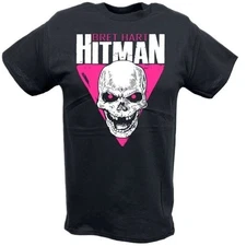 Bret Hart Hitman Skull Logo T-shirt