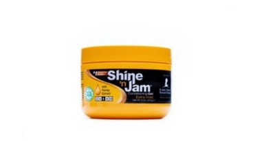 Ampro Shine 'n Jam Conditioning Gel, Extra Hold 4 oz For Wave Braids Locs Twist