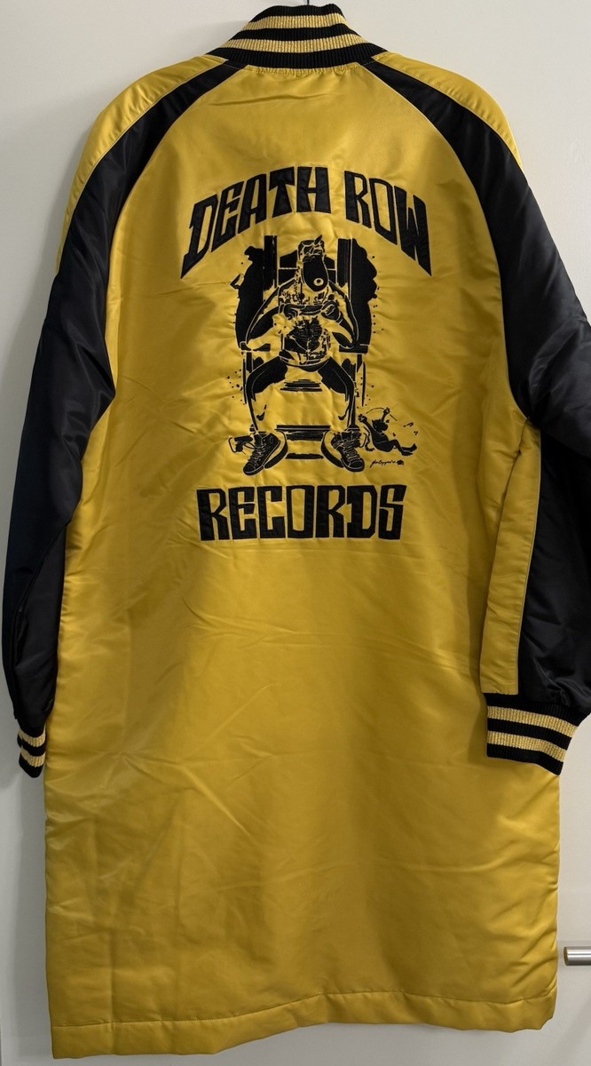 NEW Death Row Records Men's Long Bomber Limited Edition