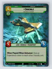 Crucible #875 Foil Hyperspace Star Wars Unlimited: Secrets of Power (SEC)