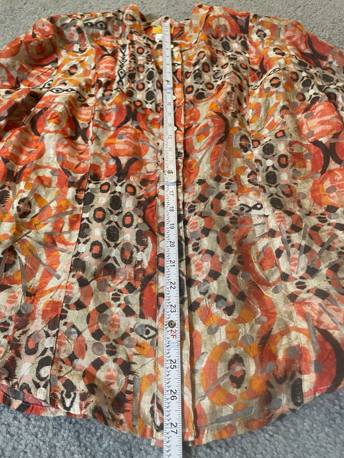 Ruby Rd Lightweight Geometric Sheer Jacket Women’… - image 7