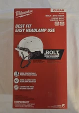 Milwaukee 48-73-1410 Eye Visor Clear Dual Coat Lens Fit Milwaukee Safety Helmets