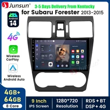 For Subaru Impreza 2013-15 Carplay 4+64G Android14 Car Stereo Radio GPS Navi SWC