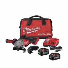 Milwaukee 2880-22 M18 FUEL 4-1/2  / 5  Grinder Kit w/ 2 6.0 Batteries  Charger