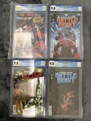 Battle Beast #2- 4 CGC 9.8 + #1 Die Cut 9.9!!!