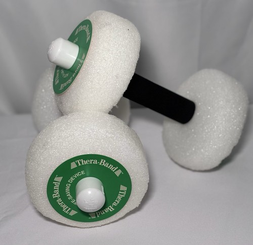 THERABAND Water Weights Aquatic Dumbbells Foam Pool Fitness Medium Intermediate