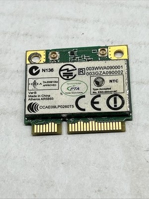 Atheros AR5B93 Half size WiFi Wireless 802.11N wlan Mini PCIE Card