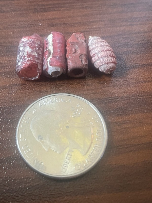 Antique African Old Red Beads