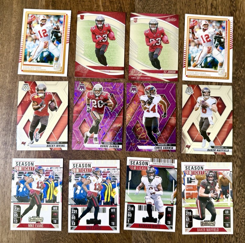 🏴‍☠️ Tampa Bay Buccaneers Football 20 Card Lot Rookies/Stars/Parallels 🏴‍☠️