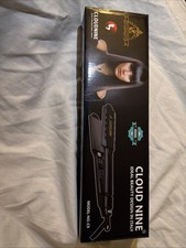 Cloud Nine Hair Straighteners the Original Iron, Black Ceramic wide plate.