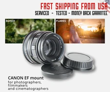 Helios 44M4 2/58 Portrait Vintage Lens for CANON EF cover Full Frame sensors