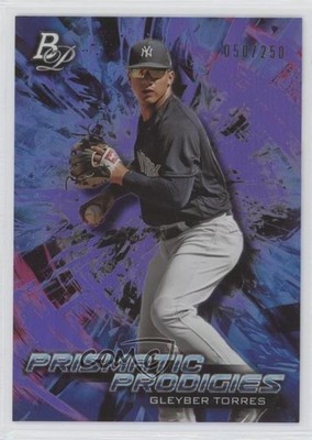 2018 Bowman Platinum Prismatic Prodigies Purple Gleyber Torres Rookie RC o7m