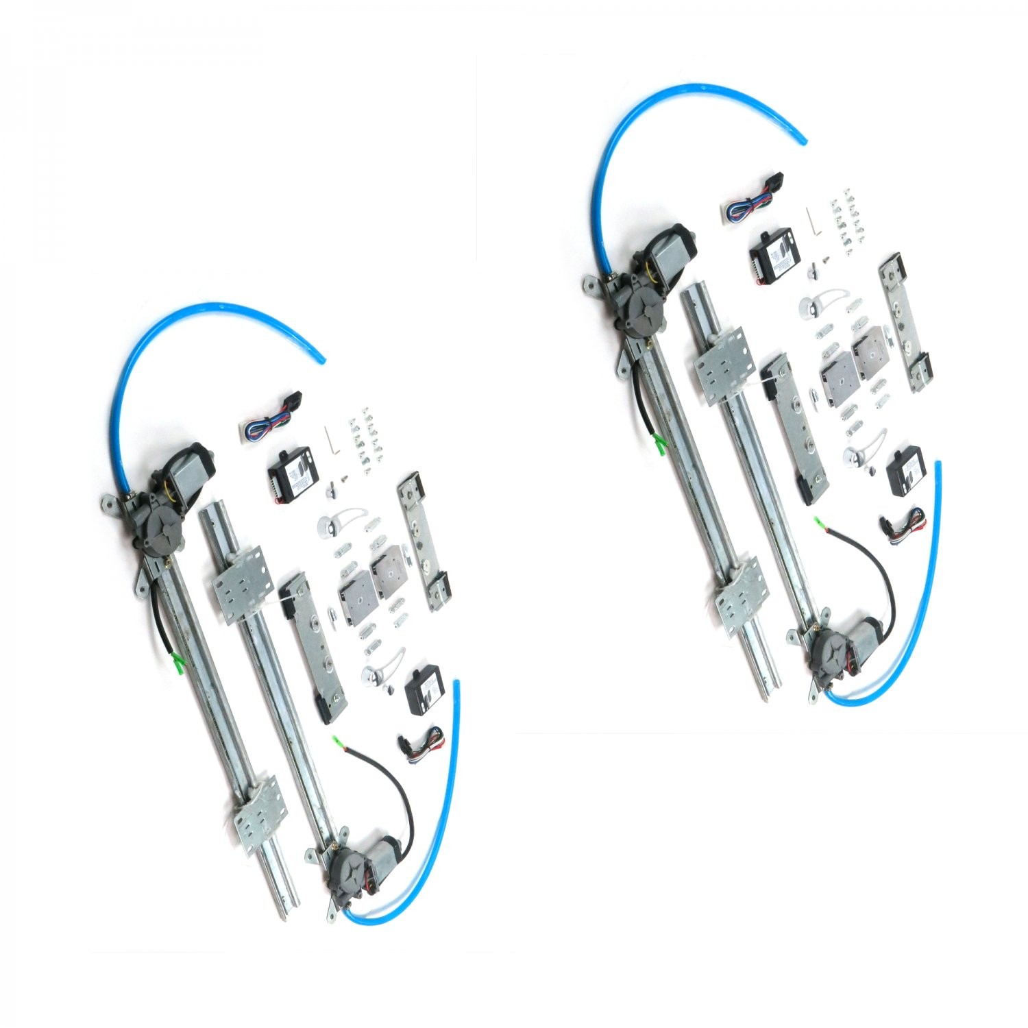 Flat Glass Window Kit 4-Door 1949 - 1954 Chevrolet Bel Air Handles & switches 