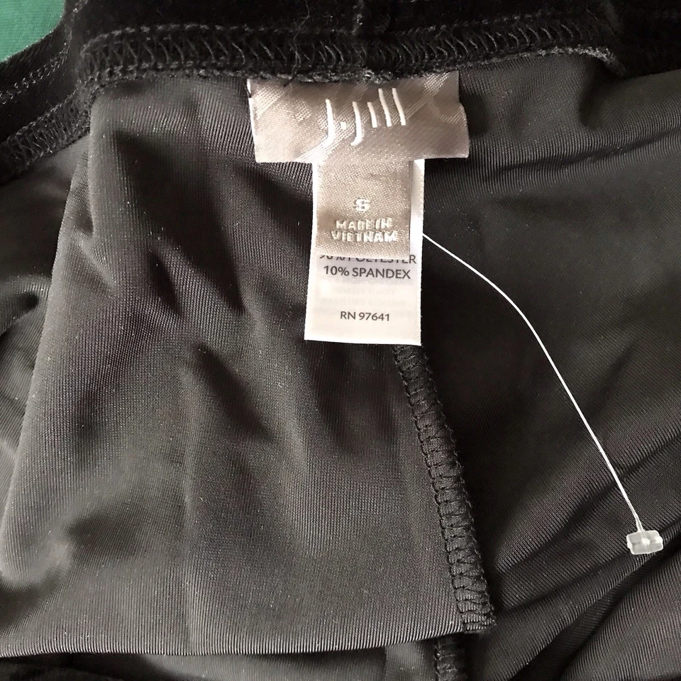 Новые без ценников леггинсы J.Jill Black Velvet размер S классические многослойные минималистские Witchy - Изображение 3 из 4