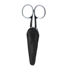 Gingher Knife Edge Straight Trimmers 5" Scissors w/Leather Sheath Italy