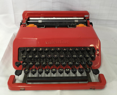 Olivetti Valentine Red Typewriter Retro Antique Vintage | eBay Olivetti Valentine Red Typewriter Retro Antique Vintage | eBay