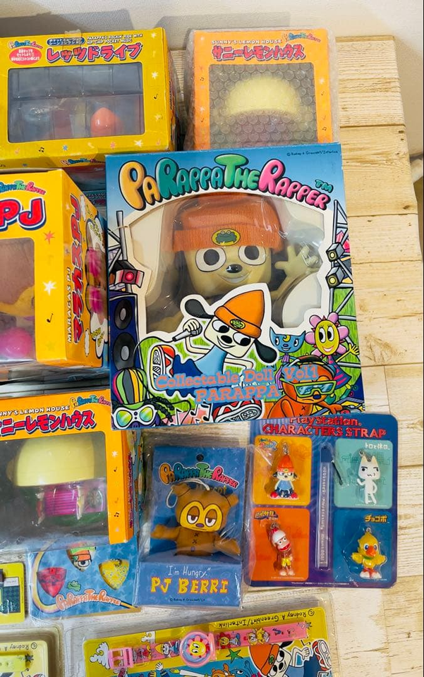 Parappa the Rapper Plush Figure Set of 25 Um Jammer Lammy Toy Figure ...