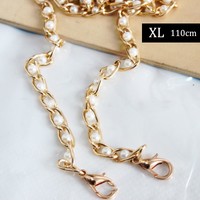 40-120Cm Pearl Bag Chain Replacement Shoulder Bag Strap Handle Belt Bag Pa'yh