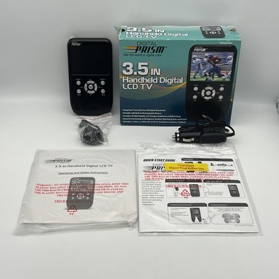Digital Prism 3.5'' Handheld LCD TV ATSC-301 Portable Digital Tuner Black NEW