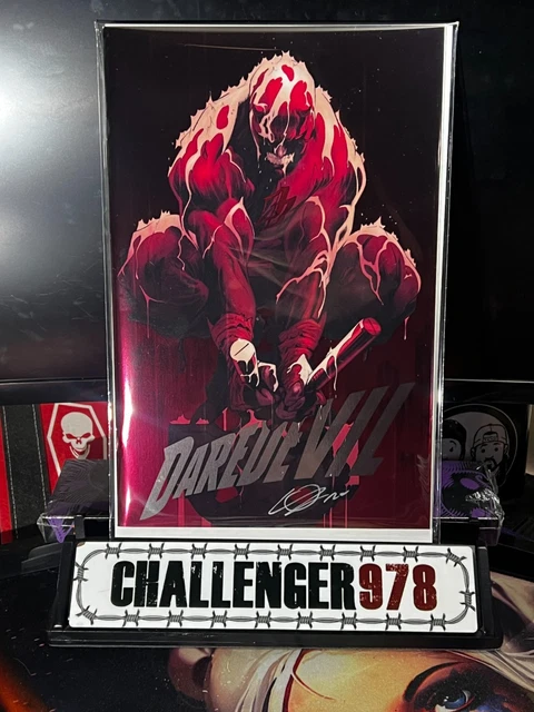 DAREDEVIL #1 Alexander Lozano FOIL SIGNED w/ COA