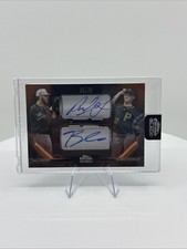 2026 Topps Chrome Black Orange Refractor Paul Skenes Bubba Chandler Auto /25