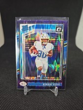 2024 Panini Donruss Optic Rated Rookie Kimani Vidal #262 Purple Shock Prizm (RC)