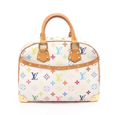 LOUIS VUITTON Trouville Handbag M92663 Monogram Multicolore canvas Blanc Used LV