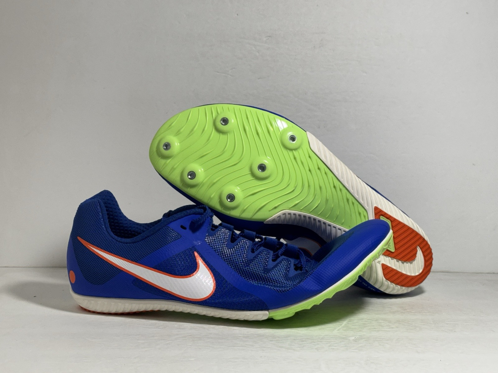 Nike Zoom Rival Blue Track & Field Spikes Shoes Men display picture 1