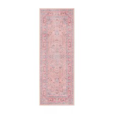 Ruggable 2'x7' Washable Bridgerton Debutante's Dream Runner Rug Rose