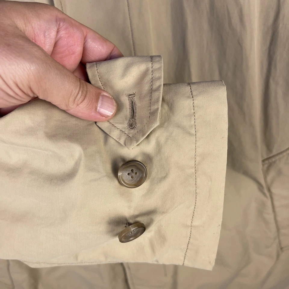 J экипажа Тренч мужской XL бежевый Sutherland французский нейлон легкий классический - Изображение 4 из 4