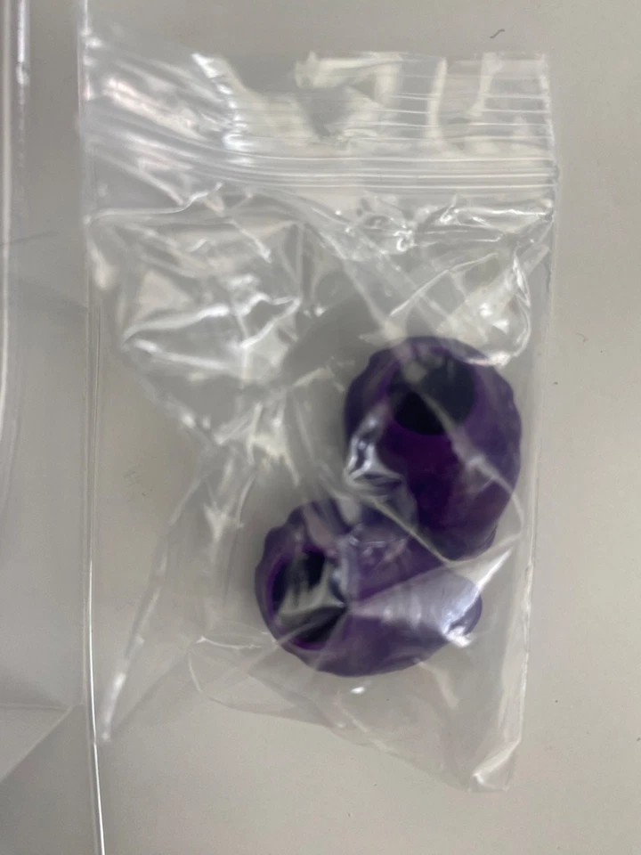 Yurbuds FOCUS FLEXSOFT Comfort Fit Sport Earphones For Women - Purple/Grey -NEW* - Imagem 4 de 4