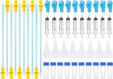 10 Set AI Artificial Insemination Dog Breeding Kit, Canine Breeding Kit, Disp...
