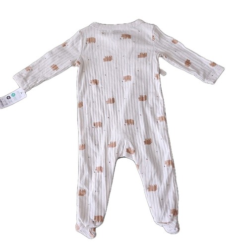 Baby Adaptive Long Sleeve Pajama Romper - Picture 2 of 6