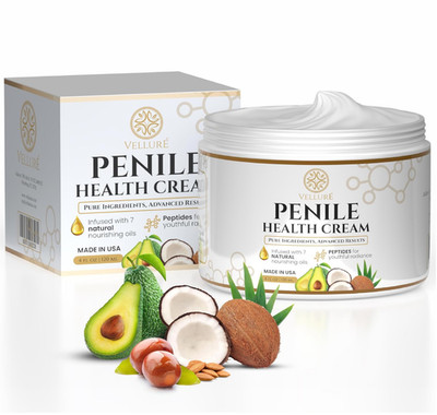 Premium Penile Health Cream for Men   Peptide-Enhanced Intimate Moisturizer with