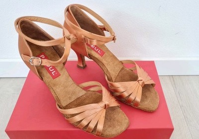 Paoul Enchufla Tanzschuhe Damen, Leder, Lateinamerikan.  Tänze, UVP 185 Euro